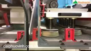 Woodmaster. MÁY CHÀ NHÁM CHỔI THÙNG 7 Trục - MÁY CHÀ NHÁM CHỔI