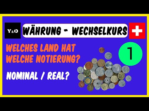 Währung TEIL 1/3 | Nominaler und Realer Wechselkurs | Einfach Erklärt | Preis- und Mengennotierung