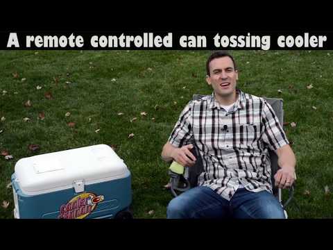 Cooler Cannon app tosses your beer with a click