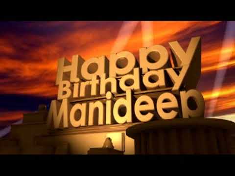 Happy Birthday Manideep