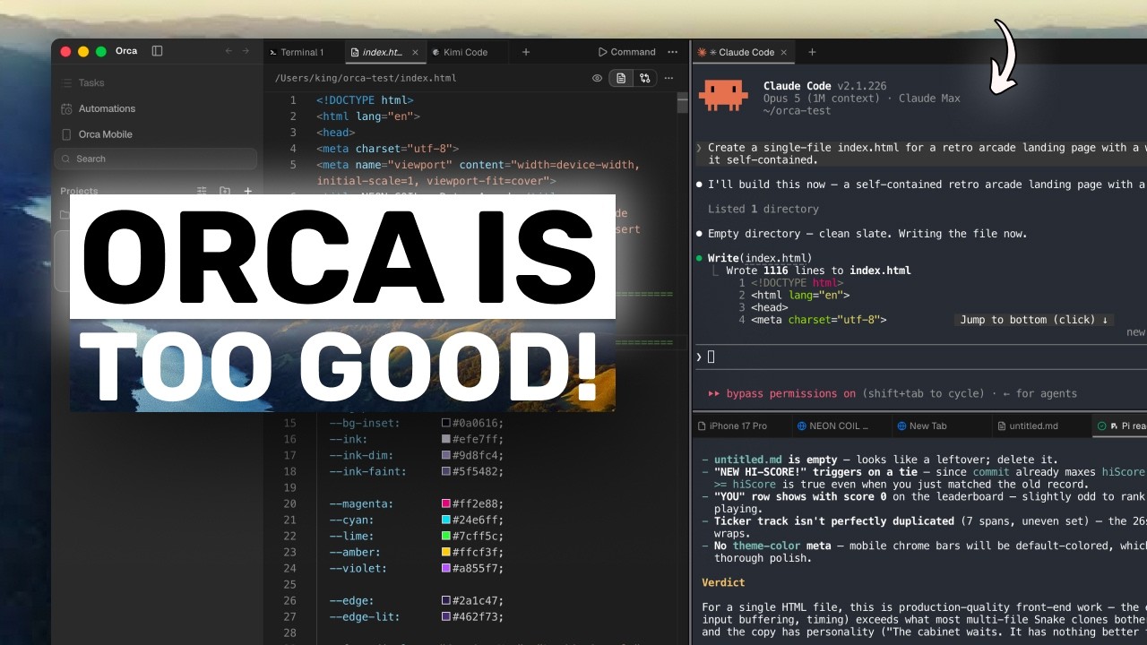 Orca: YOU'RE MISSING OUT! This OPEN AGENT ORCHESTRATOR is CRAZY!