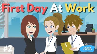 First Day at Work English Conversation Workplace English for Greeting Colleagues & Lunch Invitations