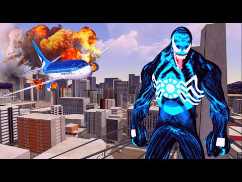 Black Venom Spider Superhero Alien - NS City Gangsters Android Gameplay By Games Zone