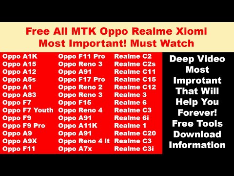Oppo Realme Xiaomi All MTK Free Unlock Solution | Most Important Video Deep Knowledge