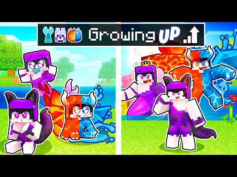 Koda - GROWING UP as MAGICAL MOBS in Minecraft!