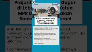 4 TNI Gugur Termasuk Rico Pramudia, HNW: PBB Harus Jatuhkan Sanksi terhadap Israel untuk Efek Jera