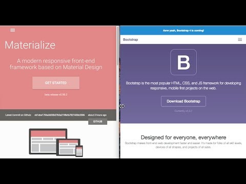 Bootstrap Vs. Materialize