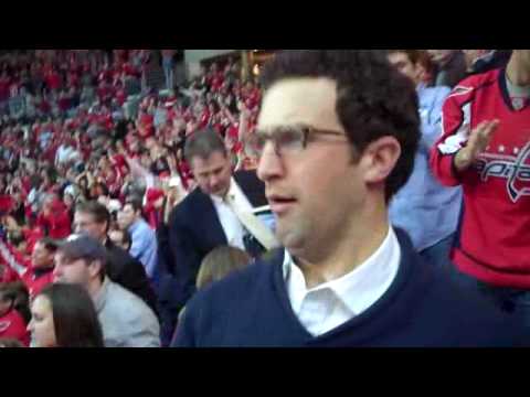 Rad celebration from CAPS fan after overtime win, 4.10.10