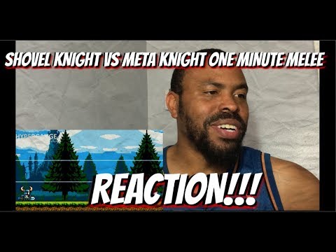 Shovel Knight vs Meta Knight - One Minute Melee REACTION!!!