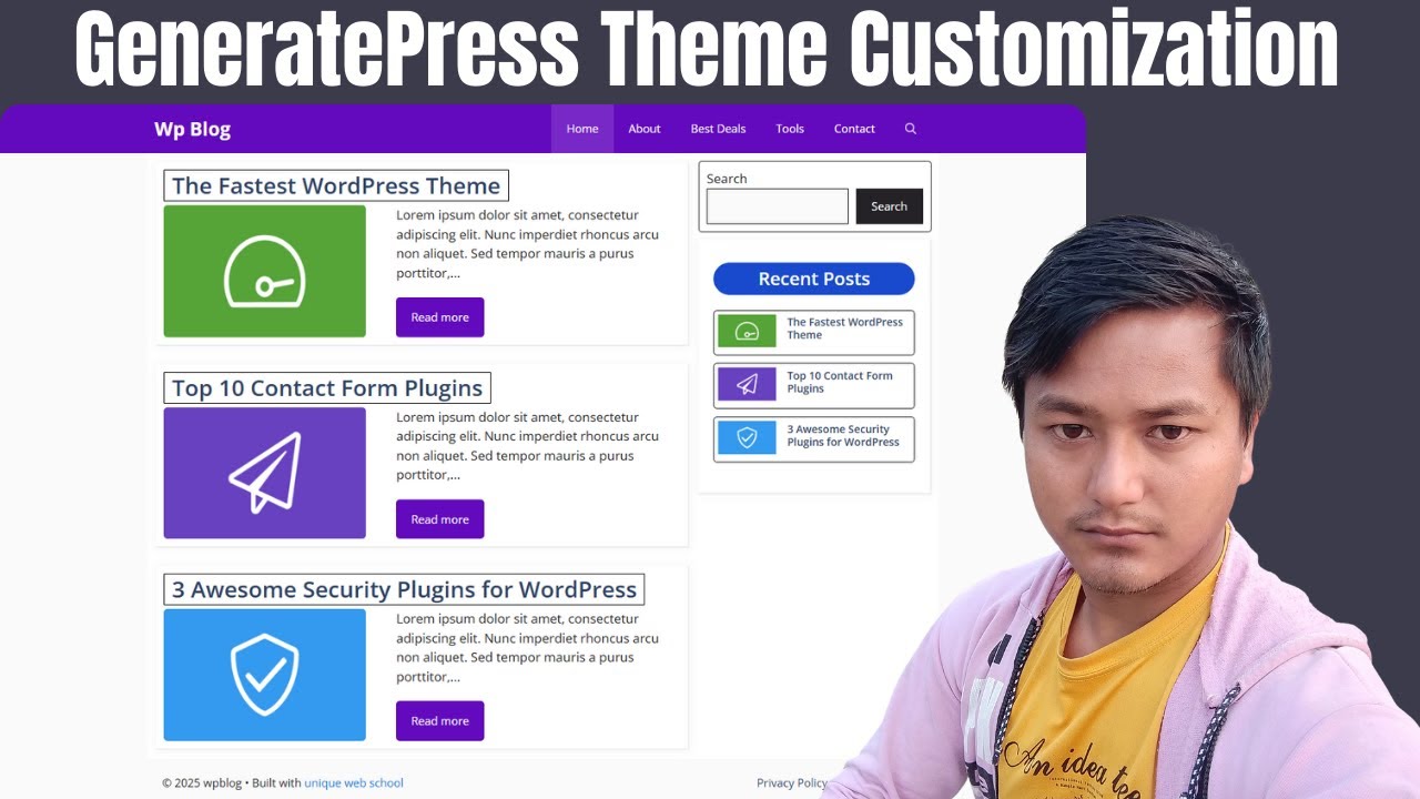 GeneratePress Marketer Theme Customization Tutorial | Step-by-Step Guide