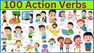 Master 100 Action Verbs in English with EYE-CATCHING Visuals