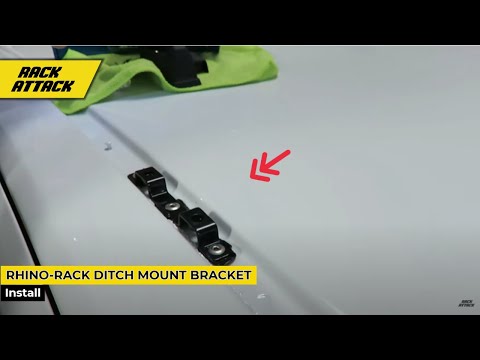 Rhino-Rack Ditch Mount Bracket - Sample Installation by Rack Attack