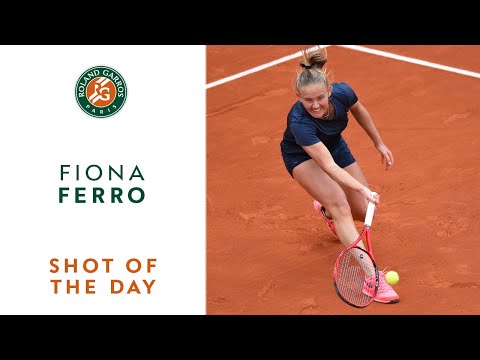 Shot of the Day #7 - Fiona Ferro | Roland-Garros 2020