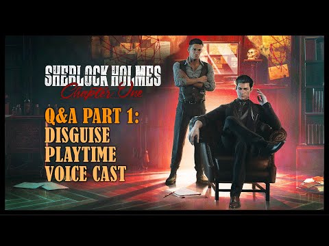 Q&A video promoting Sherlock Holmes Chapter One