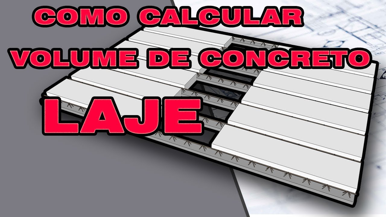 Como calcular volume de concreto em lajes!