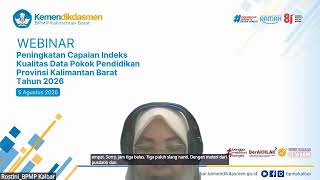 Download lagu Webinar Penguatan Indeks Kualitas Data Pokok Pendidikan Provinsi Kalimantan Barat Tahun 2026 mp3 Download lagu Webinar Penguatan Indeks Kualitas Data Pokok Pendidikan Provinsi Kalimantan Barat Tahun 2026 mp3