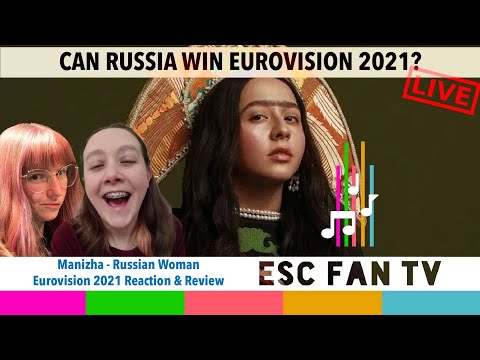 Russia Eurovision 2021 Reaction | Manizha - Russian Woman | ESC Fan TV LIVE Fan Review