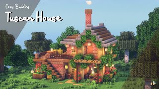 Minecraft: How To Build a ✨🍂 Tuscan Style House 🍂✨ Aesthetic | Snishinka