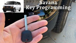 How To Program A GMC Savana Key 2008 - 2019 DIY Transponder Chip Ignition Tutorial