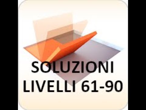 Soluzioni Folding Blocks - Livelli/Levels 61-90 - iOS/Android - Walkthrough