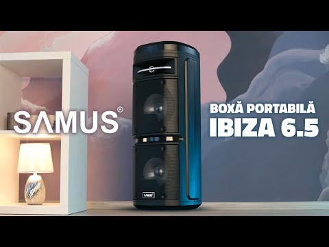 Boxă portabilă Samus Ibiza 6.5