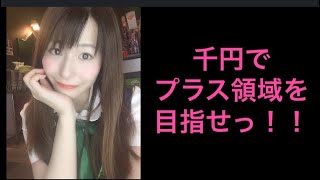 千円でプラス領域をめざせ！