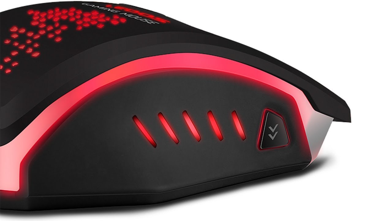 Мышь игровая Speedlink LEDOS, красный