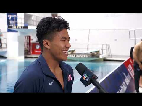 Jordan Windle (ជោដិន វិនឌុល) ជាប់ចំណាត់ថ្នាក់កីឡាផ្លុងច្រមុជទឹក USA ដេីម្បីប្រកួត Olympic Tokyo 2021