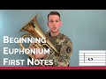 Beginning Euphonium Series: First Notes- BbCD