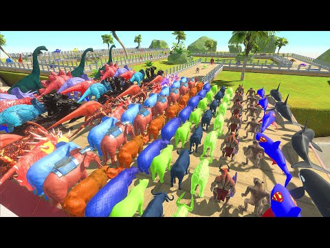 ►Color All Units Challenge - Animal Revolt Battle Simulator