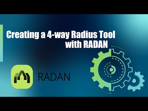 Creating a 4-way radius tool in RADAN