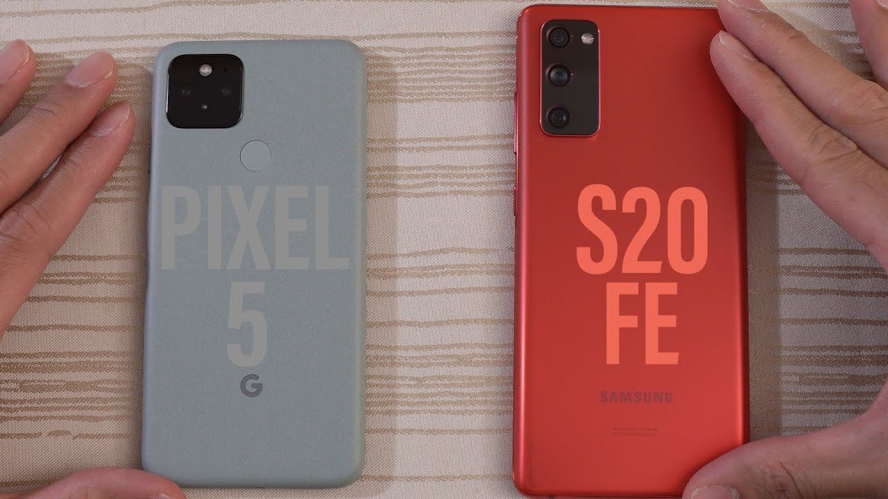 Google Pixel 5 vs Samsung Galaxy S20 FE Speed Test!