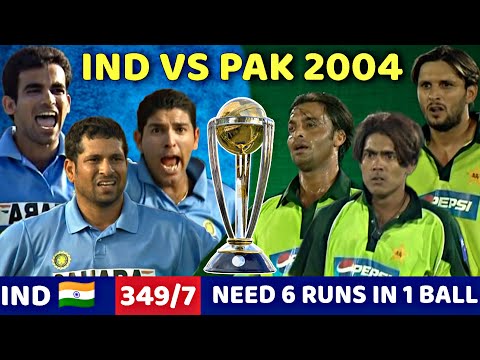 INDIA VS PAKISTAN 5TH ODI 2004 | FULL MATCH HIGHLIGHTS | IND VS PAK | MOST SHOCKING MATCH EVER😱🔥