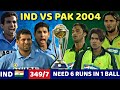 INDIA VS PAKISTAN 5TH ODI 2004 FULL MATCH HIGHLIGHTS IND VS PAK MOST SHOCKING MATCH EVER