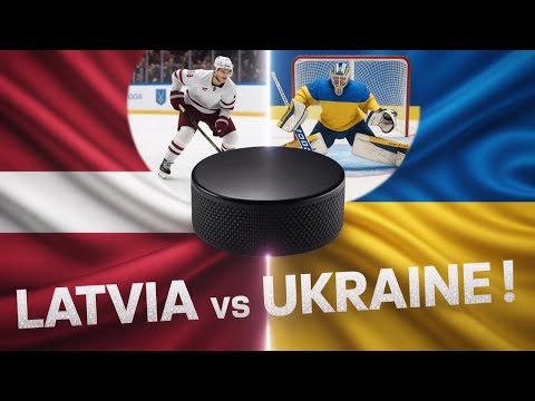 HOCKEY ACTION Latvia Takes On Ukraine in Olympic Qualifiers!