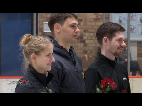 DER OLYMPIA-TRAUM WIRD WAHR! - Eiskunstläufer des SC BERLIN werden nach Peking verabschiedet