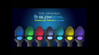 GlowBowl® Motion Activated Toilet Nightlight: 2-Pack