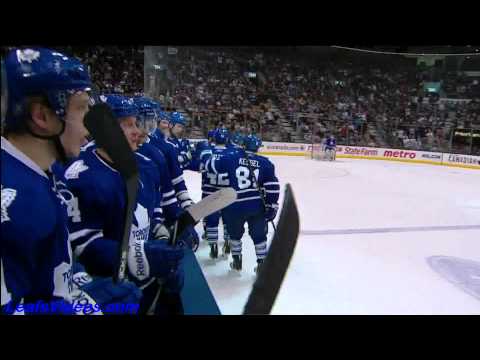 Penguins @ Maple Leafs - Joffrey Lupul Scores 1st as Leaf - 110226