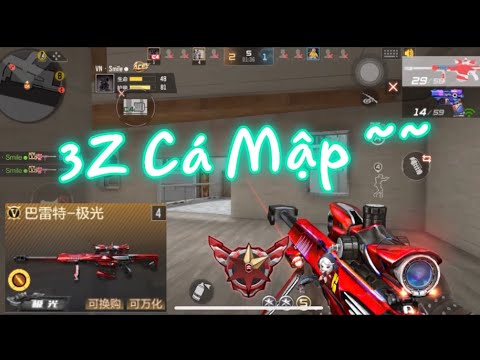 CF Mobile China - Barrett M82A1 - Iron Shark Đỏ Rực Tia Laze Bắn Siêu Chuẩn