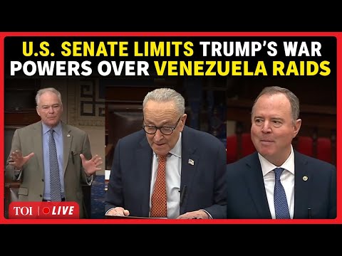 LIVE | US Senate SMASHES Trump’s Power To Use Military Force In Venezuela | Dramatic Voting