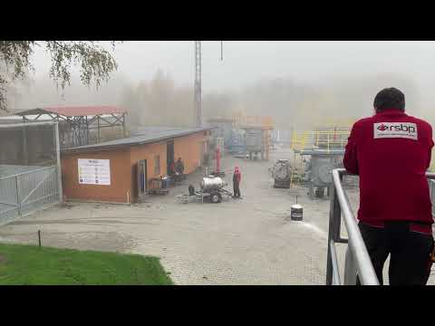 Explosion of coal dust - demonstration of hazzard for employee