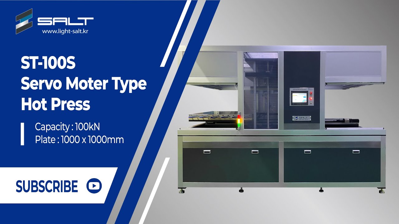ST-100S Auto Sliding Servo Motor Type Heating Press