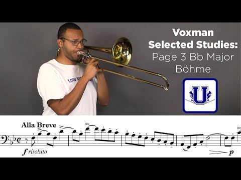 Bb Major Böhme (page 3) from Voxman Selected Studies