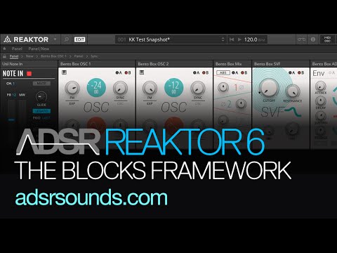 Introduction to the Blocks Framework - Reaktor 6 Blocks