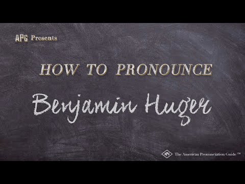 How to Pronounce Benjamin Huger (Real Life Examples!)