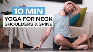 10 Min Gentle Yoga For Neck, Shoulders & Spine