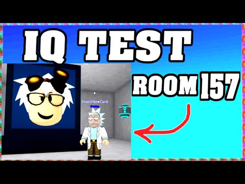 ROOM 157 IQ TEST Roblox Walkthrough 🧠 [Full Guide English]
