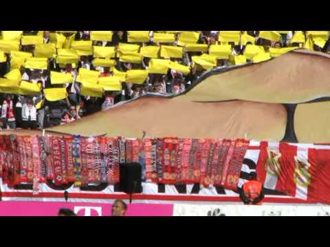 Derby Łodzi 2012: oprawa kibiców ŁKS-u Łódź (09.04.2012