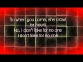 Robbie Williams - Not Like The Others (With Lyrics)