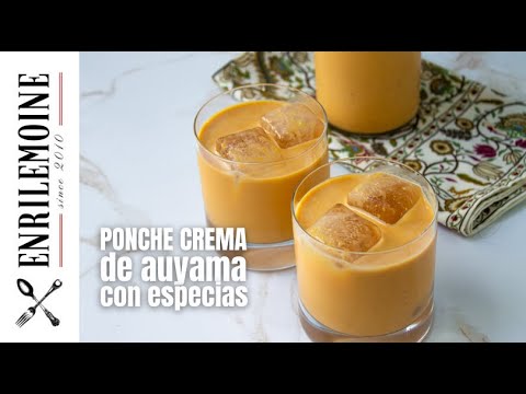 Receta de PONCHE CREMA DE CALABAZA y especias byenrilemoine
